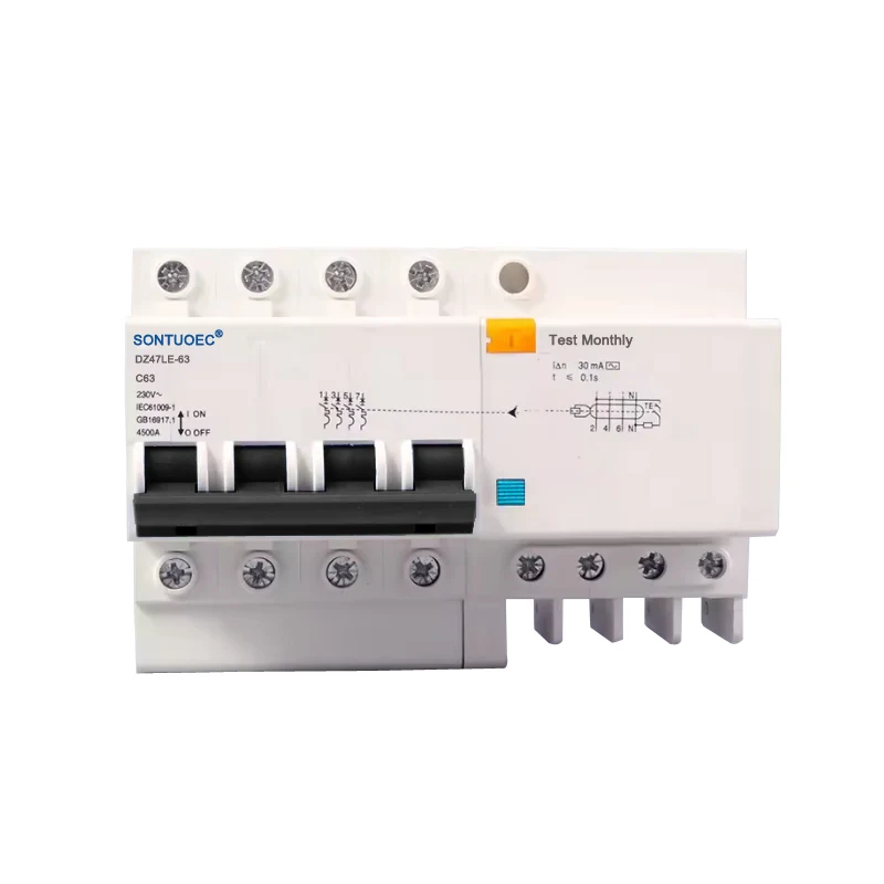 4P RCBO AC -tyyppi