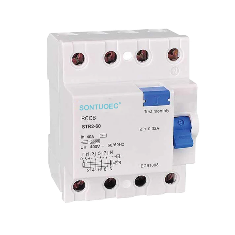4P 63A /30MA RCD AC -tyyppi