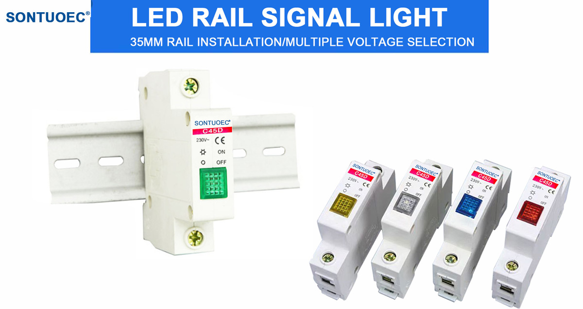 Modular Din Rail Led Light Indicator